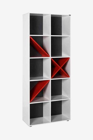 Hanah Home - Bokhylle Natie - Hvit - Bokhyller - Fra Homeroom