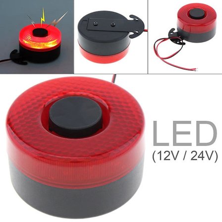 12V / 24V Peruutusvarusteet Piippausäänimerkki Ajoneuvon Automaattinen Varoitus Peruutus Äänimerkki Kaiutin Summeri Sireeni Valolla