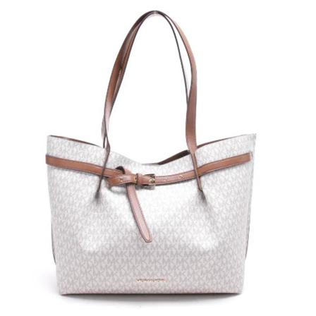 Michael Kors Pre-owned Pre-owned Tote Tass , Wit , Dames , Maat: ONE Size Vintage Tassen