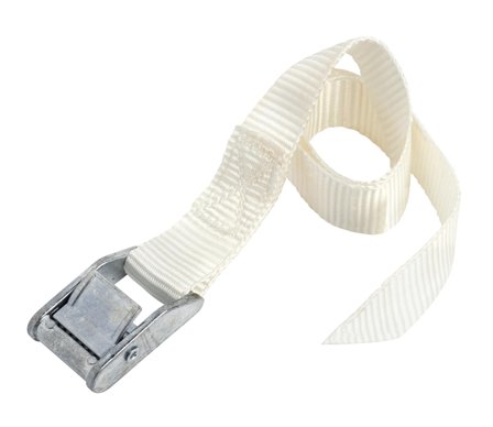 Ironside 100189 Spännband 400 kg, 2-pack 0,5 m, vit, Arbetsplats & förvaring