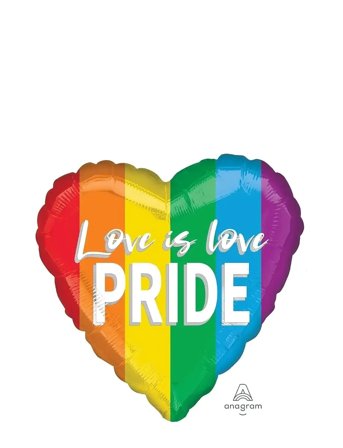 IPK | Rainbow Heart Foil Balloon | 0