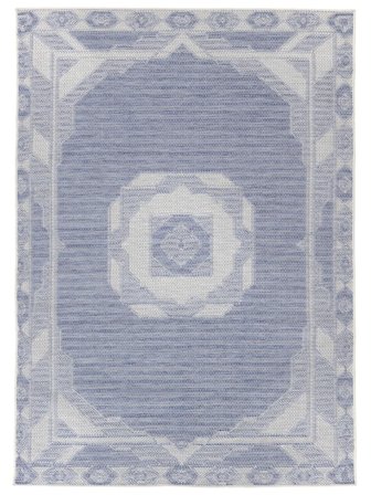 Safi Indoor/Outdoor Rug Washable 200X300 Blue/White