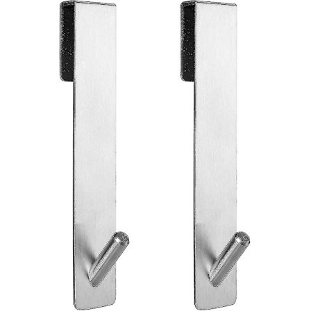 2 st Duschkrok Bad Glasdörr Duschkrok (Silver)