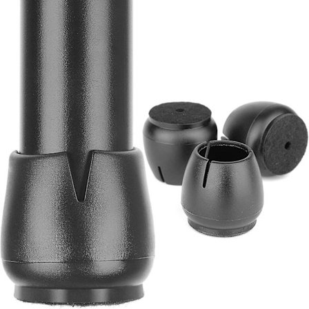 Stolebenbeskytter i silikone, små stolebenhætter, bedste stolebenspids