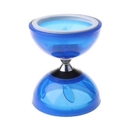 Diabolosett (4 farger, 2 størrelser) med trippel kulelagerkobling, fargematchende fiberhåndstaver, diabolostreng og pose [DmS]