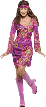 Woodstock Hippie Kostume S