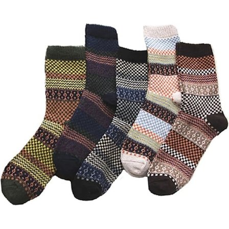 5 Par Strømper til Mænd Udendørs Strømper Mænds Strømper Termostrømper til Mænd Varme Strømper Mænds Varme Strømper Damer Termostrømper