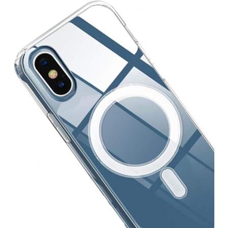 iPhone XS Max gjennomsiktig støtdemperveske MagSafe-kompatibel Transparent