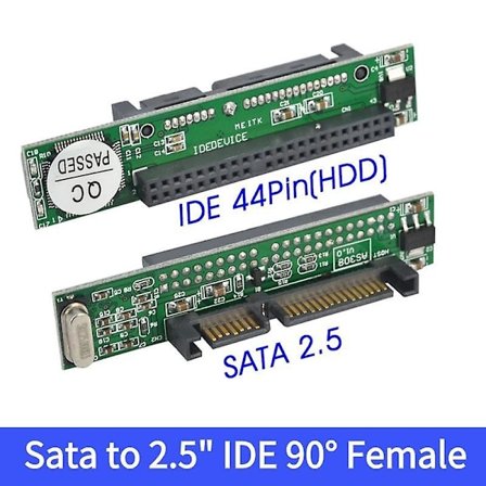 IDE - SATA 2.5 tuuman IDE Naaras 40-nastainen portti - 2.5 Sata Naaras 1.5Gbs Sarja-adapterimuunnin Tuki ATA 133 100 HDD CD DVD