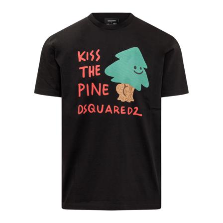 Dsquared2, T-Shirts Czarny, Mężczyzna, Rozmiar: XL