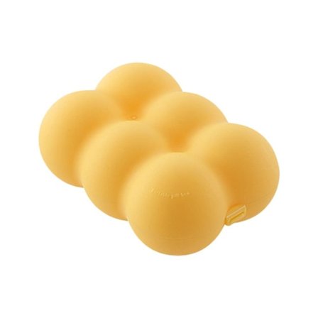 6 Grids Pilleboks Medisinetui ORANSJE