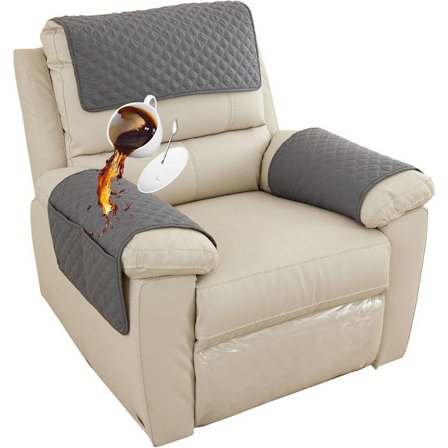 Sohvanpäällinen - 3-osainen setti - Sohvan käsinojan päällinen - Käsinojan pehmuste - Nojatuolin päällinen taskuilla