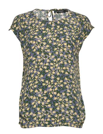Slzaya Top Green Soaked In Luxury