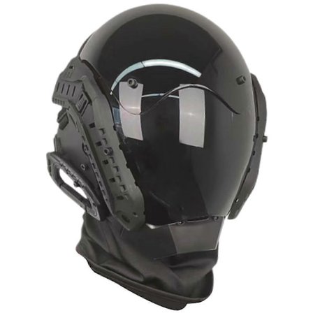 2025 Cyberpunk-kypärä naamioilla aikuisille Halloween-juhlien lahjoiksi