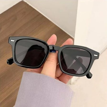 OIMG Nye Unisex Rektangel Vintage Solbriller Mote Design Retro Solbriller Dame Briller Cat Eye Casual Goggles