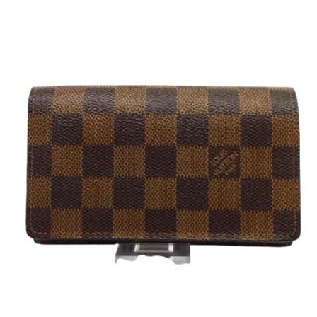 Louis Vuitton Vintage Pre-owned Polyester Plånbok brun, Dam Vintage Accessoarer, Dam, Storlek: ONE SIZE