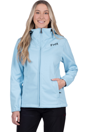 Kurtka Cross/Enduro Softshell FXR Hydrogen Softshell Damska Maui Blue XL