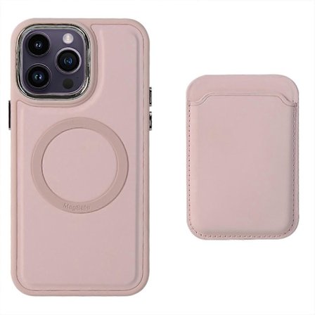 til iPhone 15 Pro Max/15 Ultra Cover, Wallet Kort Holder Cover 2 i 1 Aftagelig Magnetisk Beskyttelse Stødsikker Anti Rids Beskyttelses Cover