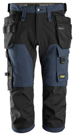 Snickers Workwear 6178 Piratbyxor marin/svart Marin/svart, Kläder
