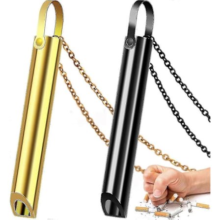 2x Stop Ryge Åndedræts Halskæde, Angstlindrende Halskædevape Halskæde, Åndedræts Halskæde Stop Rygehjælp, Åndedrætsøvelser, Julegave