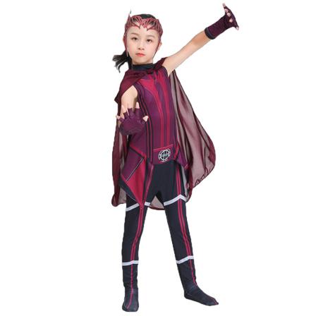 Scarlet Witch Super Hero Halloween Cosplay-kostyme XL