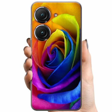 Asus Zenfone 9 Tpu Mobilskal Rainbow Rose