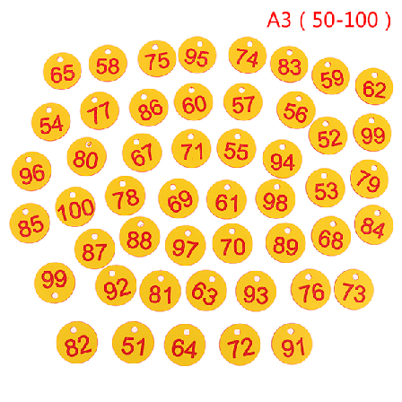 20/50st Farm Number Tags Parningslåda Biodling Hangi