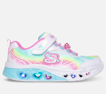 Skechers, Flutter Heart Lights - Groovy Swirl, 32, Flicka