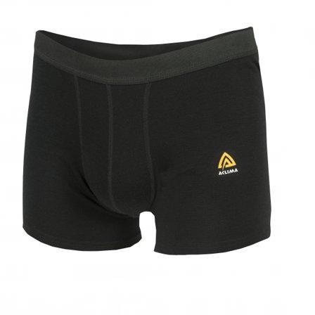 Aclima Warmwool Boxershorts Jet Black, Medium