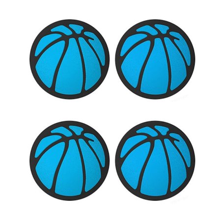 4 stk Rocker Caps Joystick Cover BLÅ