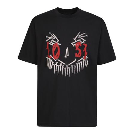 44 Label Group, Lost Love T-shirt Zwart, Heren, Maat:M