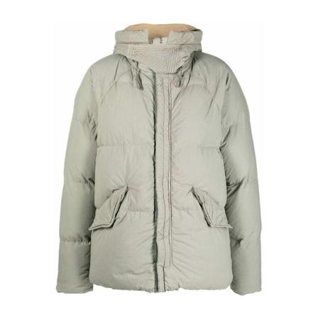 Ten C, Down Jackets Grijs, Heren, Maat:L