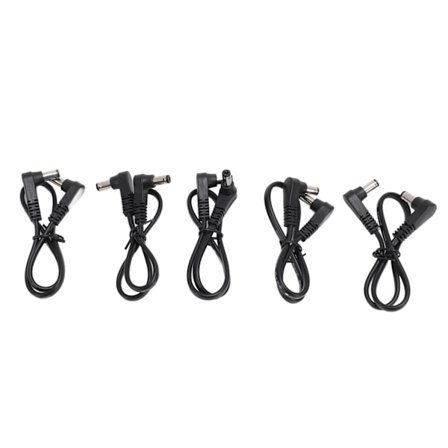 5,5 mm x 2,1 mm 90 graders vinkel DC-strømkabel han til han til CCTV-sikkerhedskamera LED-lys 28 cm