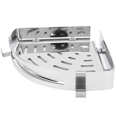 304 Rostfritt stål hörnhylla dusch arrangör väggmonterad dusch badrumstillbehör för sovsal toalett kök