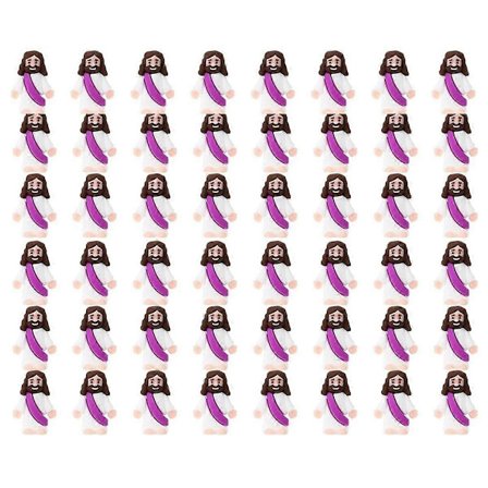 48 st Mini Jesus Staty Påskdekoration Jesus Staty Kristen Religiös Jesus Docka Religiös