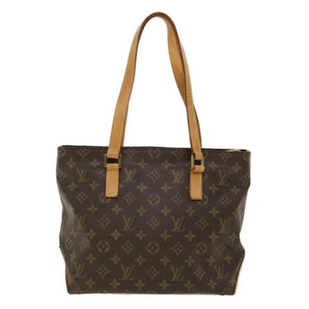 Louis Vuitton Vintage, Pre-owned Cabas Piano Monogram Tote Bag Bruin, Dames, Maat:ONE Size