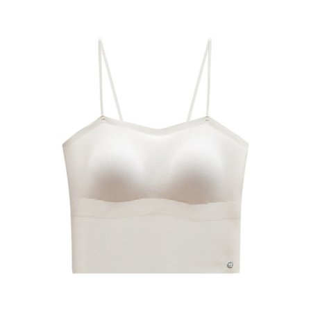 Toppar ärmlös resårväst WHITE L L