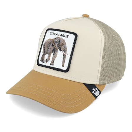 Goorin Bros. - Beige trucker Cap - Premium Elephant Khaki Trucker @ Hatstore