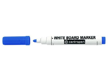 Whiteboardpenna, 2,5 mm linjebredd, blå - Lyreco - Kontorsmaterial - Pennor - Whiteboardpennor - Rund spets