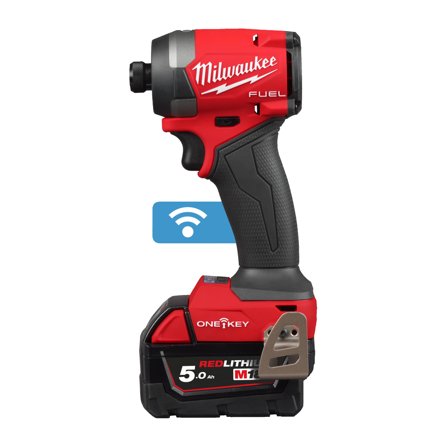 Milwaukee M18 ONEID3-502X Slagskrutrekker med batteri og lader, Maskiner