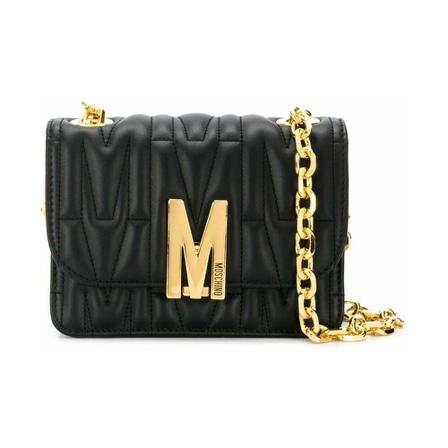 Moschino, Shoulder bag Zwart, Dames, Maat:ONE Size