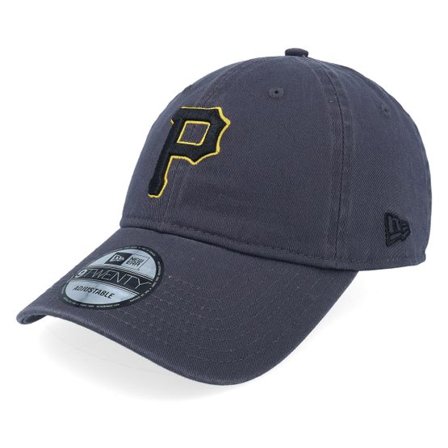 New Era - MLB Grå unconstructed Keps - Pittsburgh Pirates MLB Charcoal Dad Cap @ Hatstore