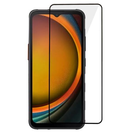2-PAK SKALO Samsung Xcover 7 5G FULL-FIT Hærdet Glas Skærmbeskyt Black