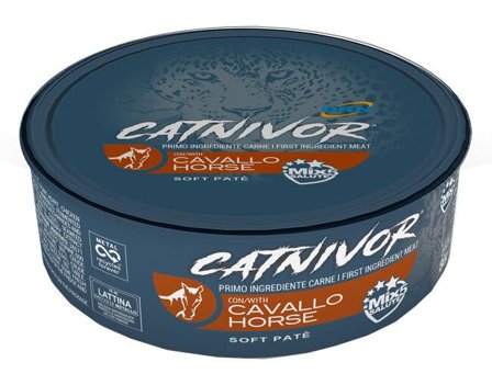 Catnivor Cavallo Cibo Umido Per Gatti Adulti 80g