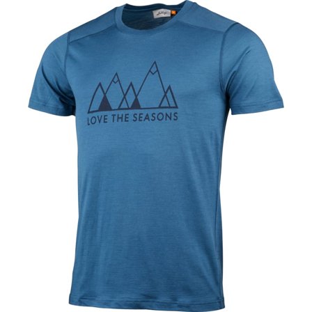Lundhags Merino Lt Men's Fjell Tee Men short-sleeved sweaters Blue M