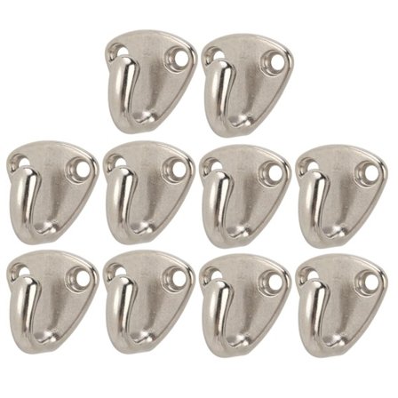 10 stk Fender Hook 316 Rustfritt Stål Marine Grade Klær Frakk Pad Eye Fender Hooks Båt Maskinvare