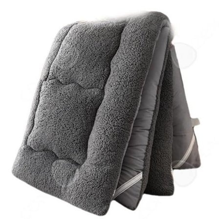 Madrass - CONFO - Lammull - Tjock - 60x120 cm - Grå vinter