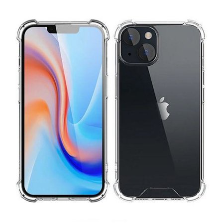 iPhone 14 Max Skal - Stöttåligt Transparent