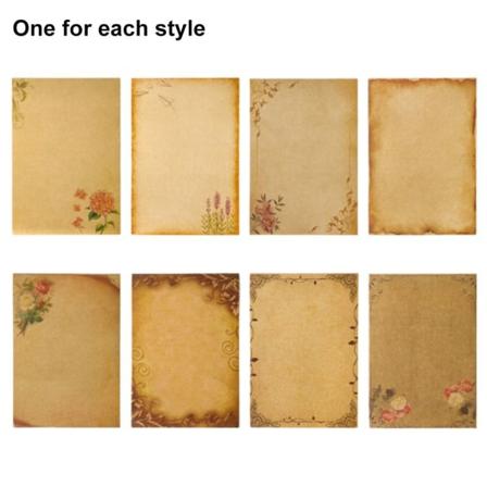 8 stykker skrivepapir Postpapir ALT ALT All