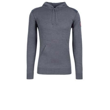 Canada Goose, Strickhoodie Amherst Grijs, Heren, Maat:S